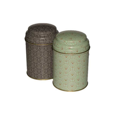 Afbeelding van Theeblik Art Deco - Duo